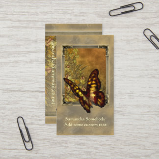 Schmetterling-Illustration im Vintage-Stil für Pro Visitenkarte
