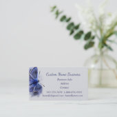 Schmetterling im Blue Shop Geschäft Visitenkarte (Stehend Vorderseite)