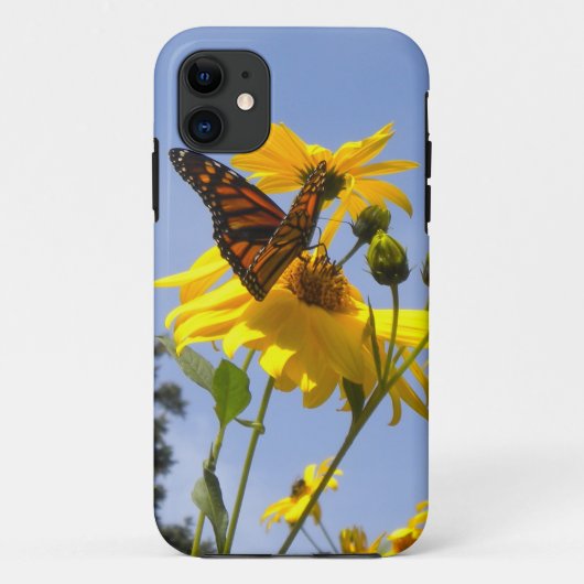 Schmetterling im Fall Sky iPhone 5 Case-Mate iPhone Hülle (Rückseite)