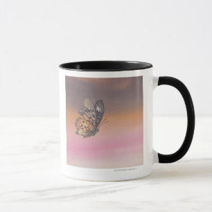 Schmetterling im Flug darstellen malen Tasse