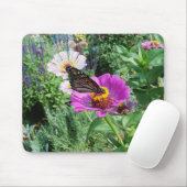 Schmetterling im Garten Mousepad (Mit Mouse)