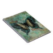 Schmetterling im Garten Notizblock (Rechte Seite)