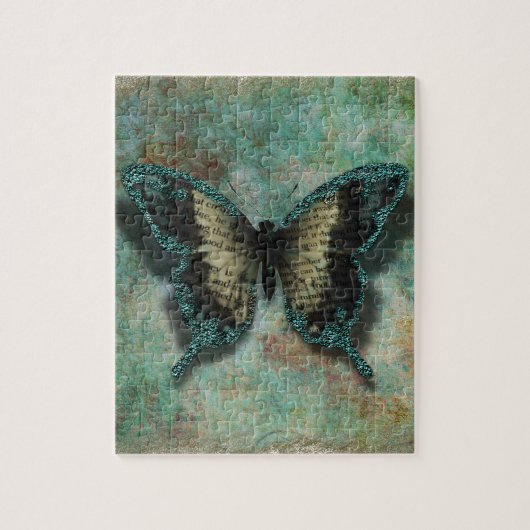 Schmetterling im Garten Puzzle (Vertikal)