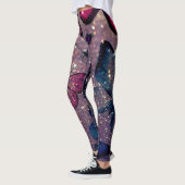 Schmetterling im Glitzer Leggings (Links)