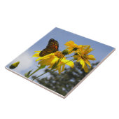 Schmetterling im Himmelsfliesen Fliese (Seite)