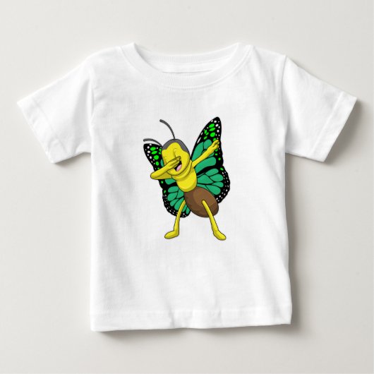 Schmetterling im Hip Hop-Dance-Labor Baby T-shirt (Vorderseite)