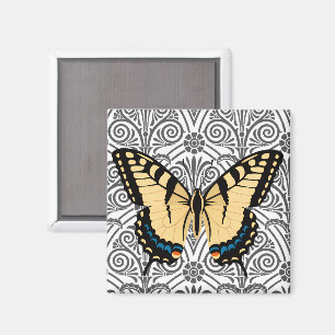 Schmetterling im Mittelpunkt Magnet