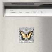 Schmetterling im Mittelpunkt Magnet (In Situ (Geschirrspüler))
