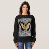Schmetterling im Mittelpunkt Sweatshirt (Vorne ganz)