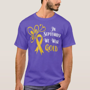 Schmetterling Im September tragen wir Gold Shirt C