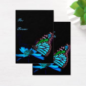 Schmetterling in blauem Licht - Vertikale Geschenk (Schreibtisch)