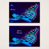 Schmetterling in Blue Light-Geschenkmarke (Vorne & Hinten)