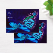 Schmetterling in Blue Light-Geschenkmarke (Schreibtisch)