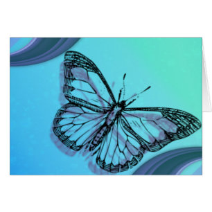 Schmetterling in den Blues