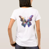 Schmetterling in den Wolken T-Shirt (Rückseite)