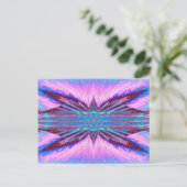 Schmetterling in der Luft Postkarte (Stehend Vorderseite)