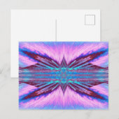 Schmetterling in der Luft Postkarte (Vorne/Hinten)