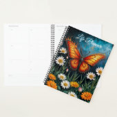 Schmetterling in Flammen Fantasie weiße Kamillenku Planer (Anzeige)