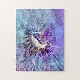 Schmetterling in Frühlingsfarben Puzzle