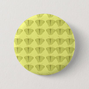 Schmetterling in Gelb Button