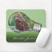 Schmetterling in Glühbirne Mousepad (Mit Mouse)