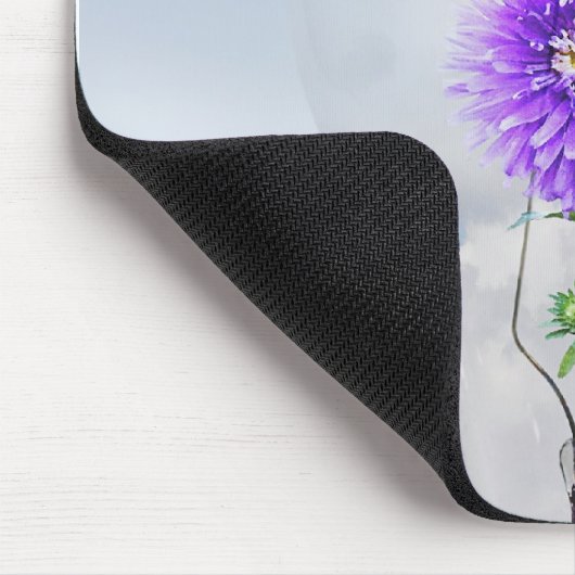 Schmetterling in Glühbirne Mousepad (Ecke)