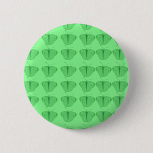 Schmetterling in Grün Button