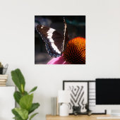 Schmetterling in Harmonie 58 Poster (Heimbüro)