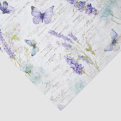 Schmetterling in Lavendel Seidenpapier (Ausschnitt)