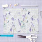 Schmetterling in Lavendel Seidenpapier (Handwerk)