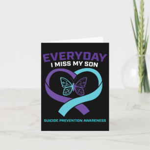 Schmetterling In Liebender Erinnerung Sohn Suizidp Karte