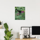 Schmetterling in Motion Poster/Print Borted Poster (Heimbüro)