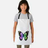 Schmetterling in Regenbogenfarben Schürze (Insitu)