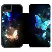 Schmetterling Incipio iPhone Geldbeutel-Hülle (Folio Geöffnet)