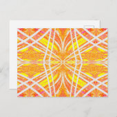 Schmetterling innerhalb der Linien 3 Postkarte (Vorne/Hinten)