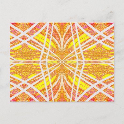 Schmetterling innerhalb der Linien 3 Postkarte (Vorderseite)