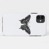 Schmetterling Insekt Kunst iPhone 11 Hülle (Rückseite (Horizontal))