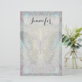 Schmetterling int der Garten Briefpapier (Stehend Vorderseite)