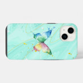 Schmetterling iPhone Hülle (Rückseite (Horizontal))
