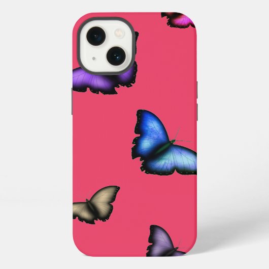 Schmetterling iPhone Hülle (Rückseite)