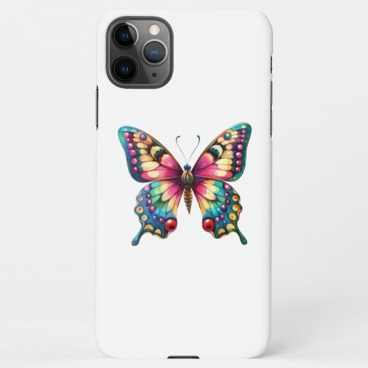 Schmetterling iPhone Hülle (Rückseite)