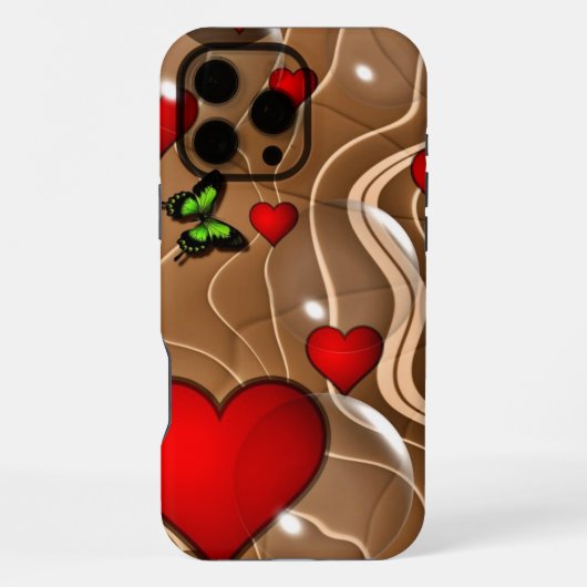 Schmetterling iPhone Hülle (Rückseite)