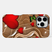 Schmetterling iPhone Hülle (Rückseite (Horizontal))