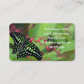 Schmetterling-Jay Visitenkarte (Vorderseite)