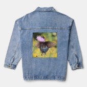 Schmetterling Jeansjacke (Rückseite)