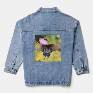Schmetterling Jeansjacke