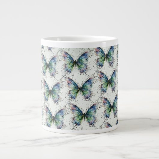Schmetterling Jumbo-Tasse (Vorderseite)
