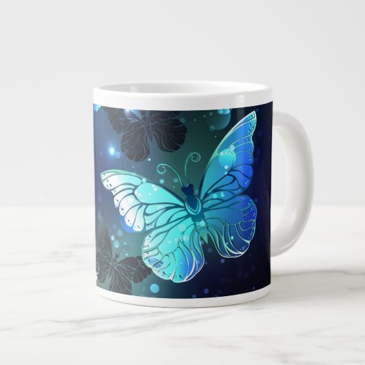 Schmetterling Jumbo-Tasse (Vorderseite Rechts)