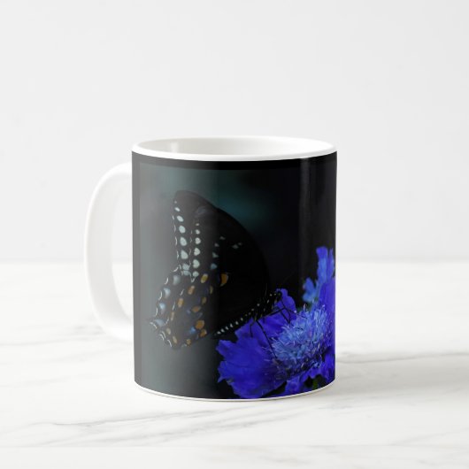 Schmetterling Kaffeetasse (Vorderseite Links)