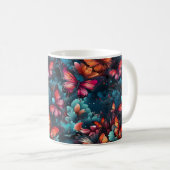 Schmetterling Kaffeetasse (VorderseiteRechts)